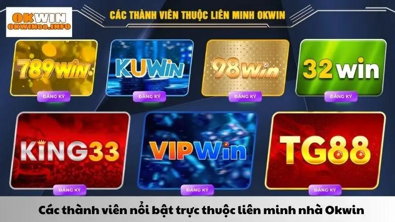 Các thành viên trực thuộc liên minh Okwin
